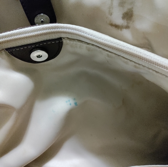 Coach Signature Beige Tote Bag - Picture 3 of 4